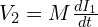  V_2 = M \frac{dI_1}{dt} 