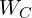  W_C 