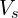 V_s