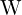  \mathrm{W} 