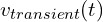  v_{transient}(t) 