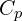  C_p 