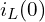  i_L(0) 
