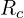  R_c 