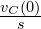  \frac{v_C(0)}{s} 