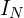  I_N 