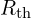  R_{\text{th}} 