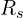  R_s 
