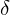 \delta