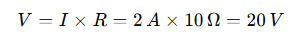 a example for ohm's law