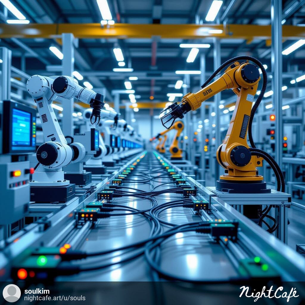 RS-485 network in factory automation system