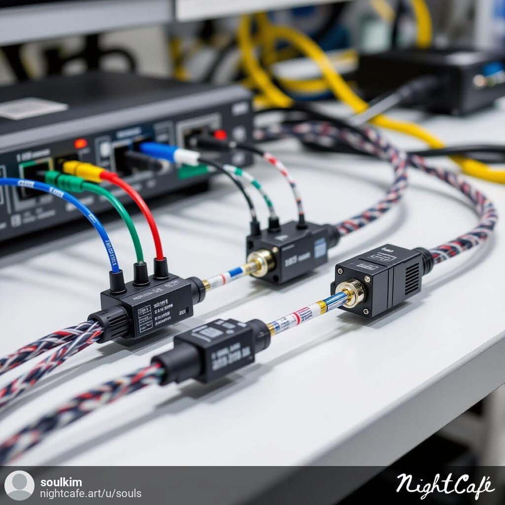 Proper wiring of RS-485 with twisted pair cable and terminators