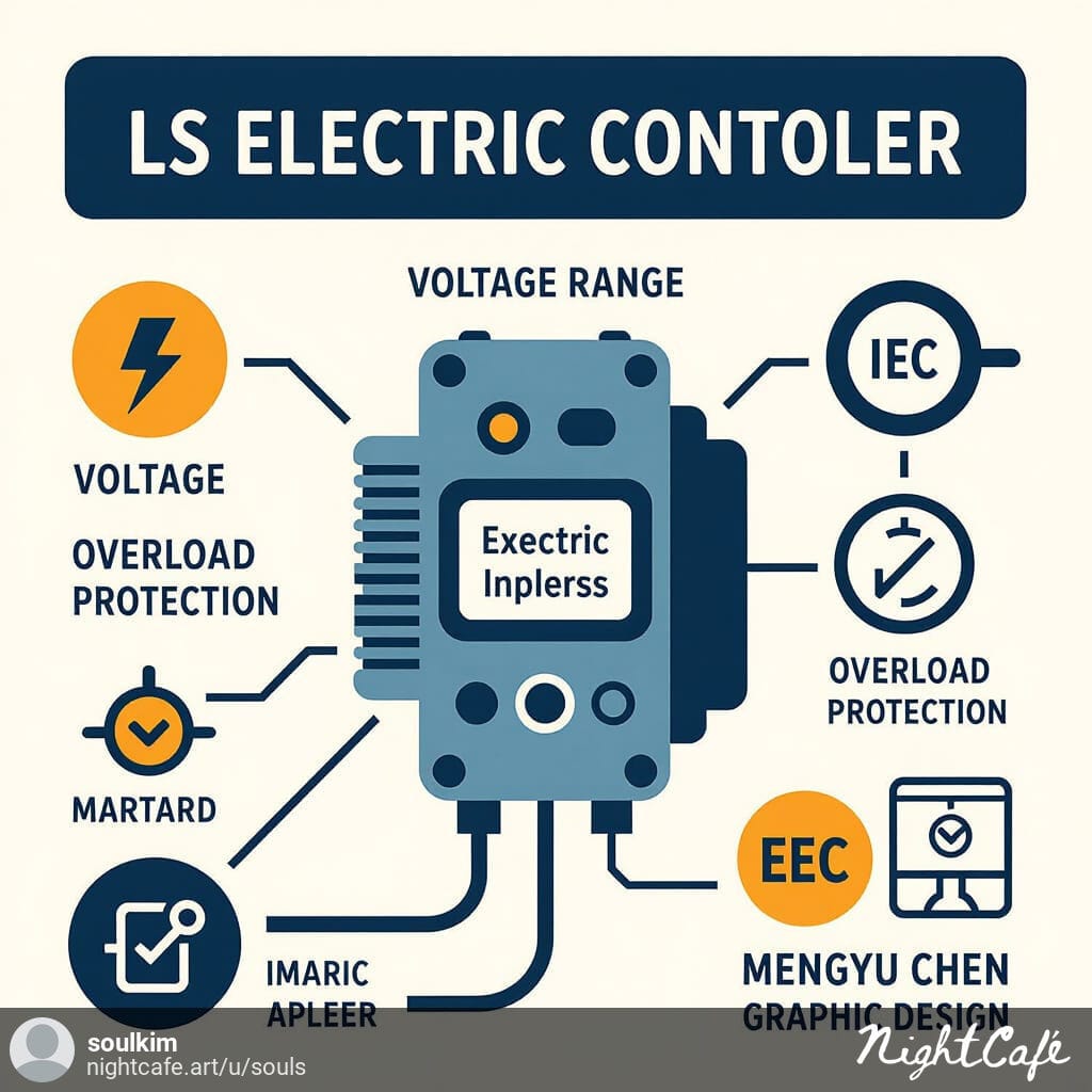 "Network diagram of LS motor controllers communicating with PLC and SCADA"