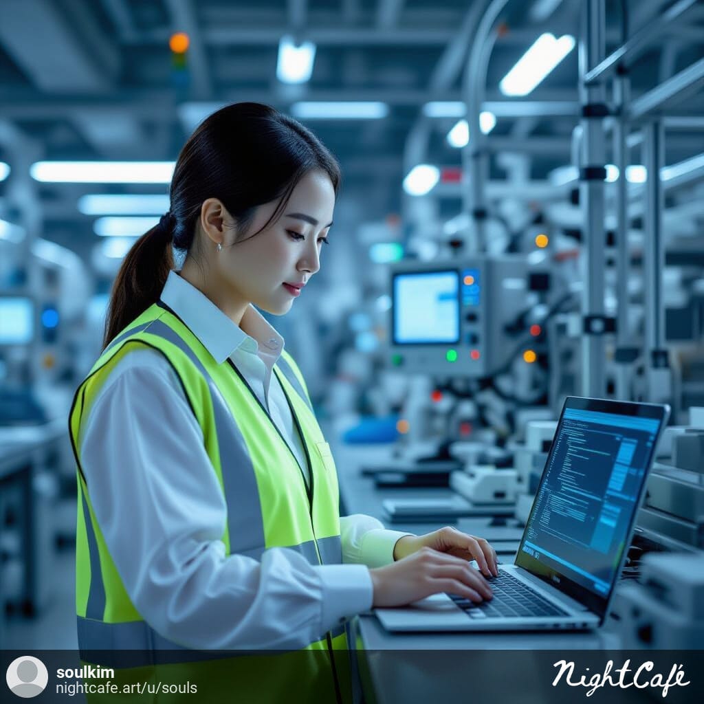 "Engineer setting RS-485 communication parameters for Yaskawa servo driver using laptop software."